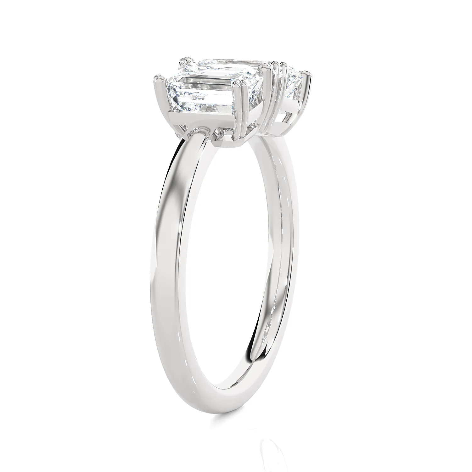 1 3/4 ctw Emerald-Cut Lab Grown Diamond Ring