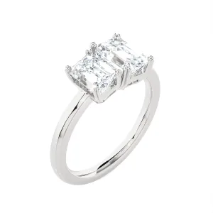 1 3/4 ctw Emerald-Cut Lab Grown Diamond Ring