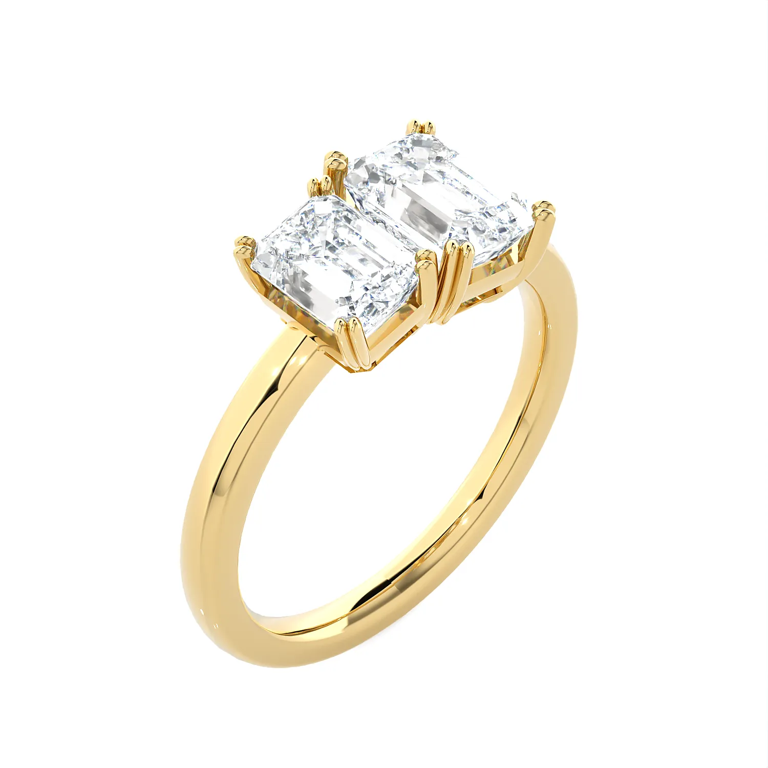 1 3/4 ctw Emerald-Cut Lab Grown Diamond Ring