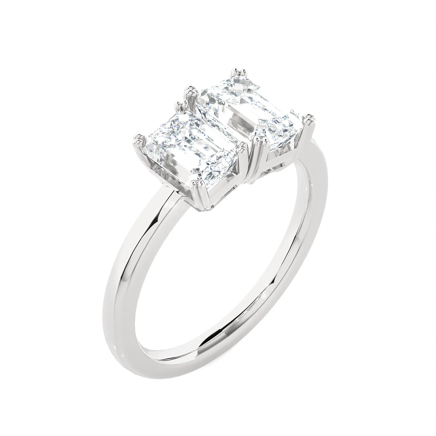 1 3/4 ctw Emerald-Cut Lab Grown Diamond Ring