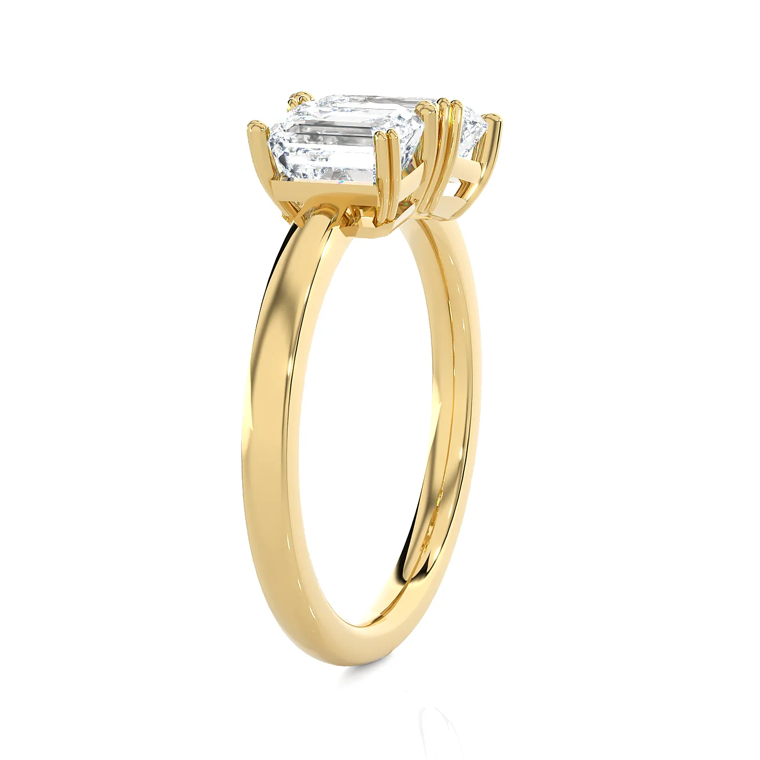 1 3/4 ctw Emerald-Cut Lab Grown Diamond Ring