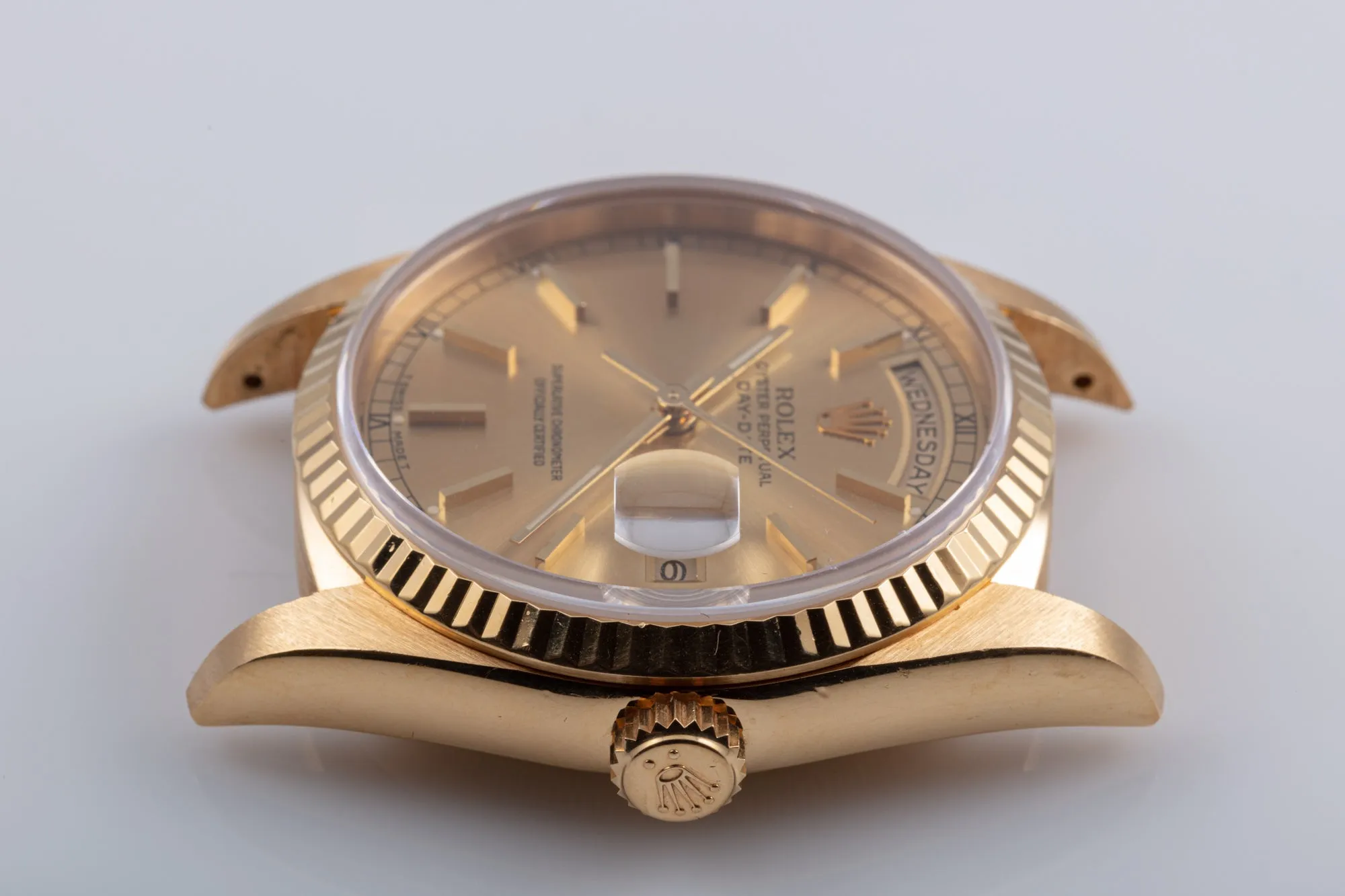 1989 Rolex Day-Date 18238 Champagne Dial with Rolex Service Card