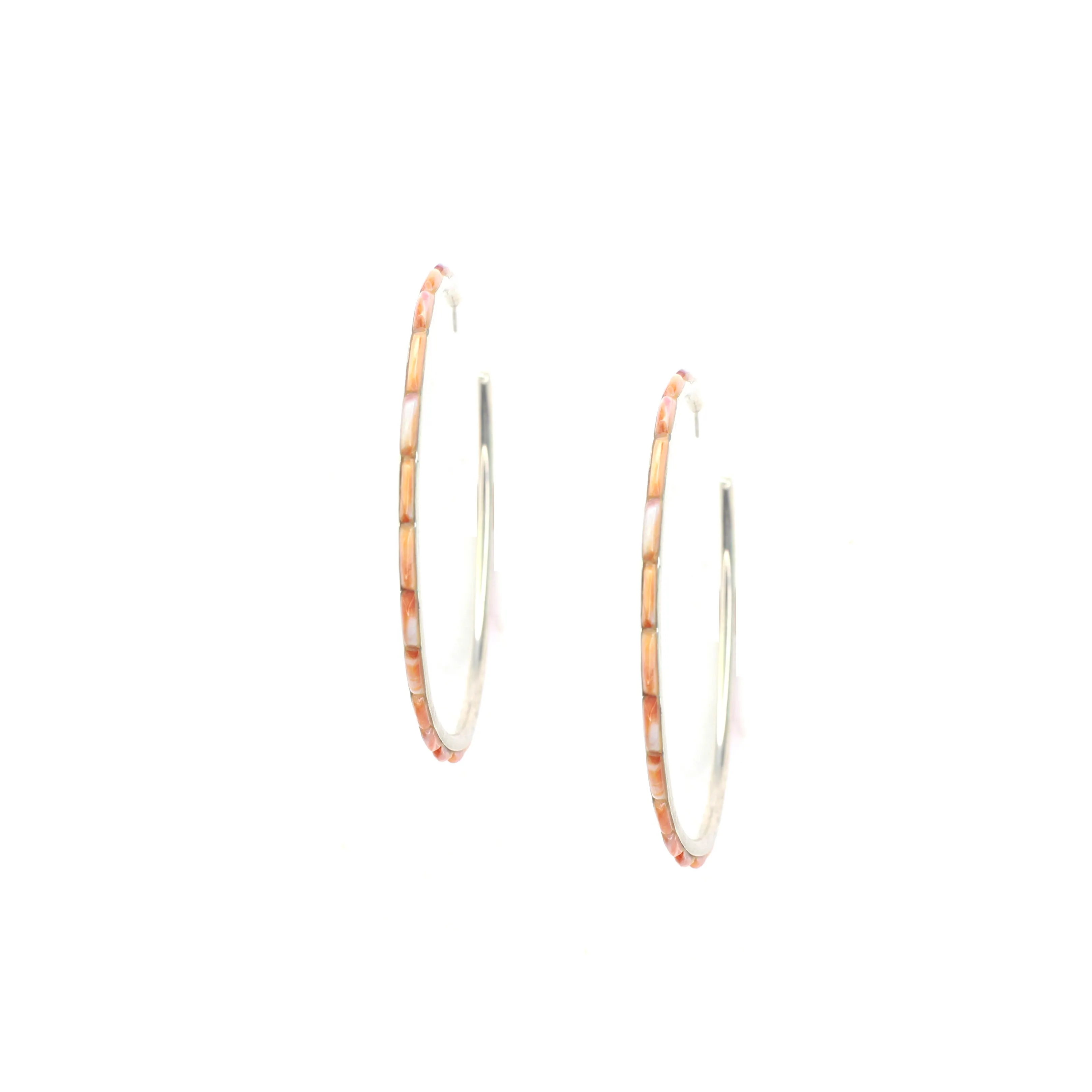 2 1/4"  Orange Spiny Hoops
