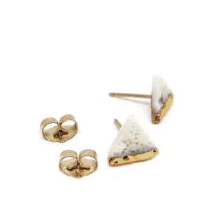 (20% Off) Earrings - Studs - Coral Triangle by Almeda Jewelry