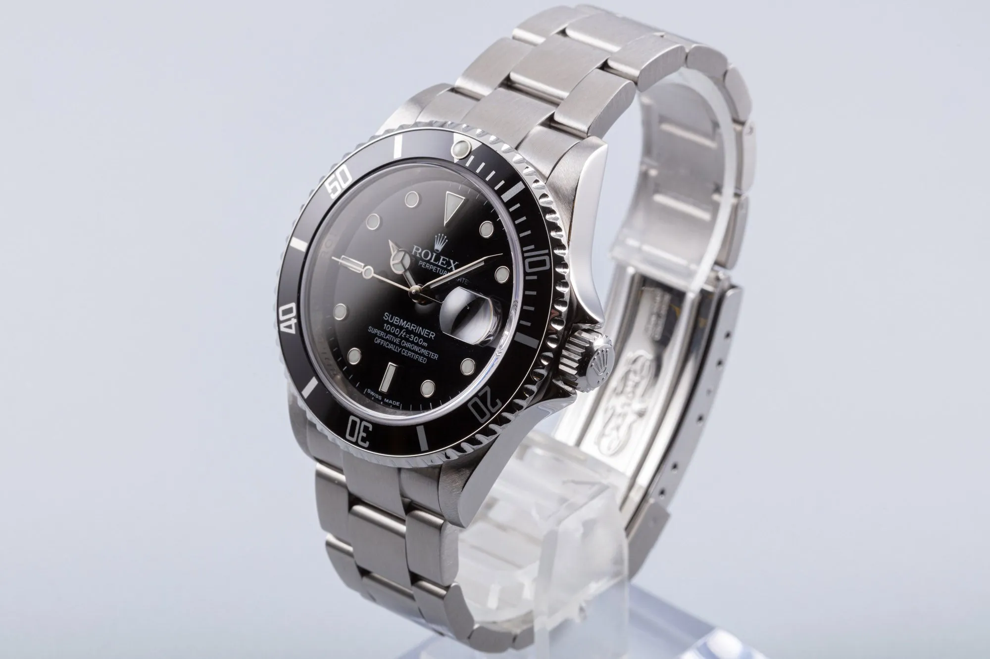 2007 Rolex Submariner 16610 Box, Card, Service Box, & Papers