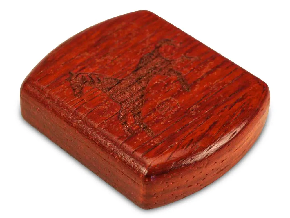 2" Flat Wide Padauk - Running Horse Power Free
