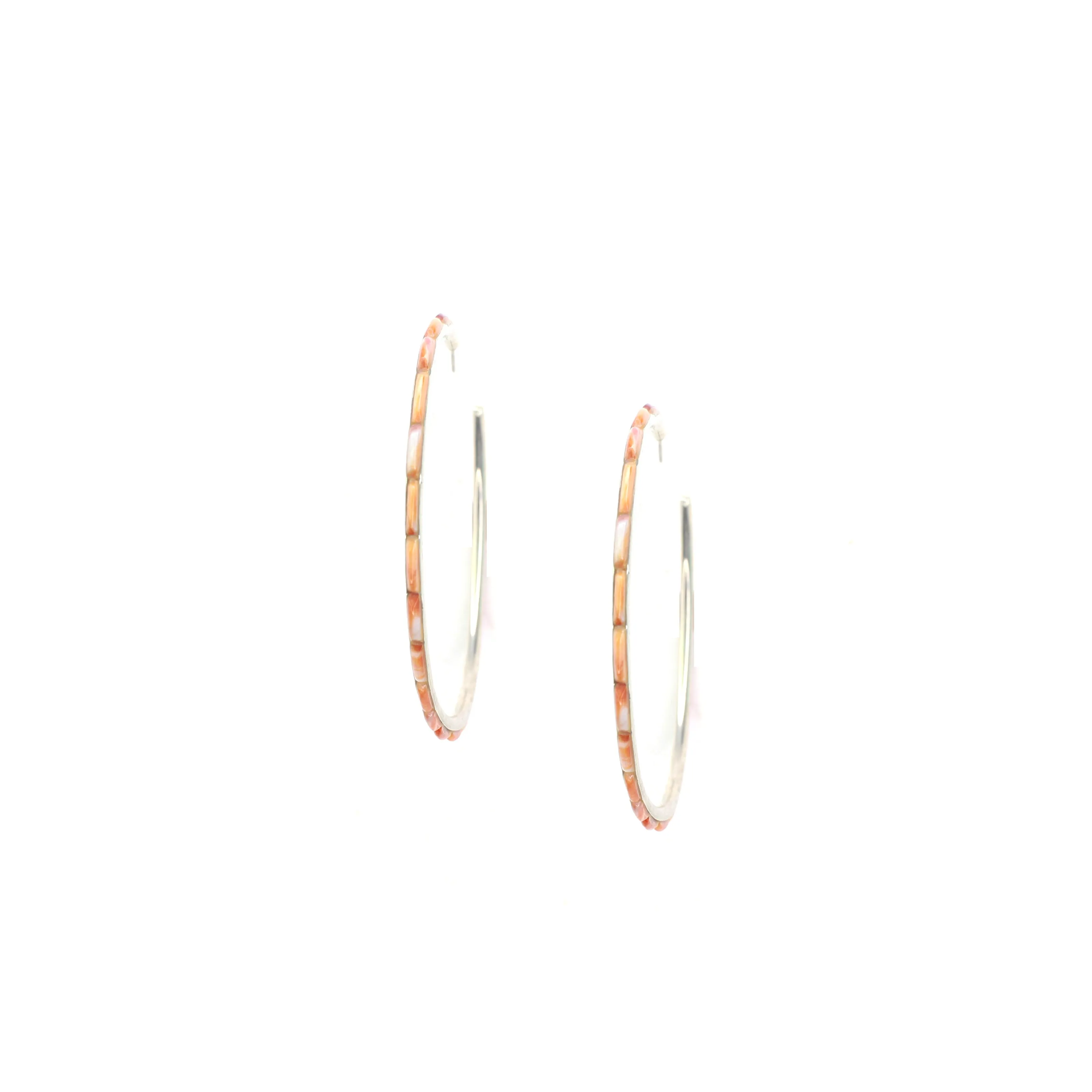 2"  Orange Spiny Hoops