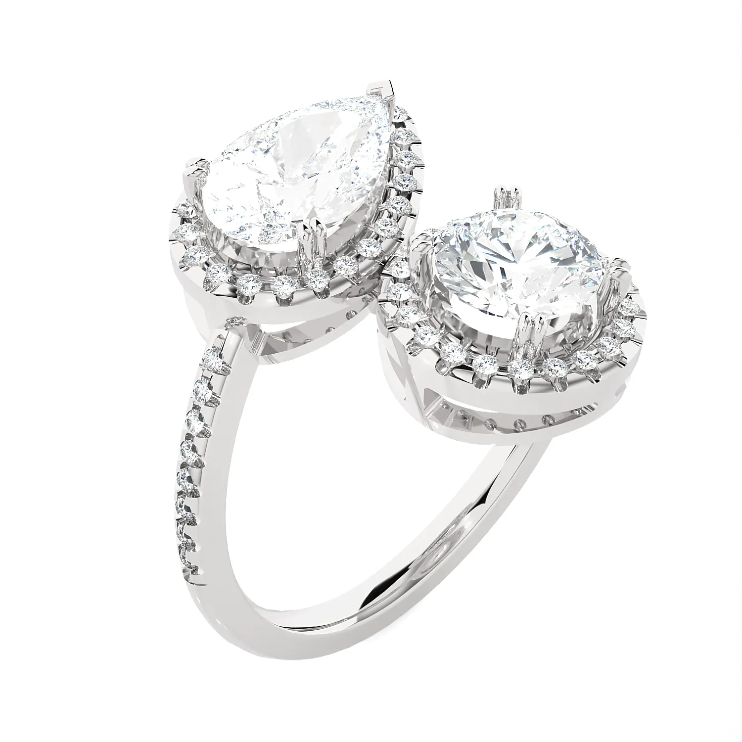 3 3/8 ctw Multi-Shape Lab Grown Diamond Ring