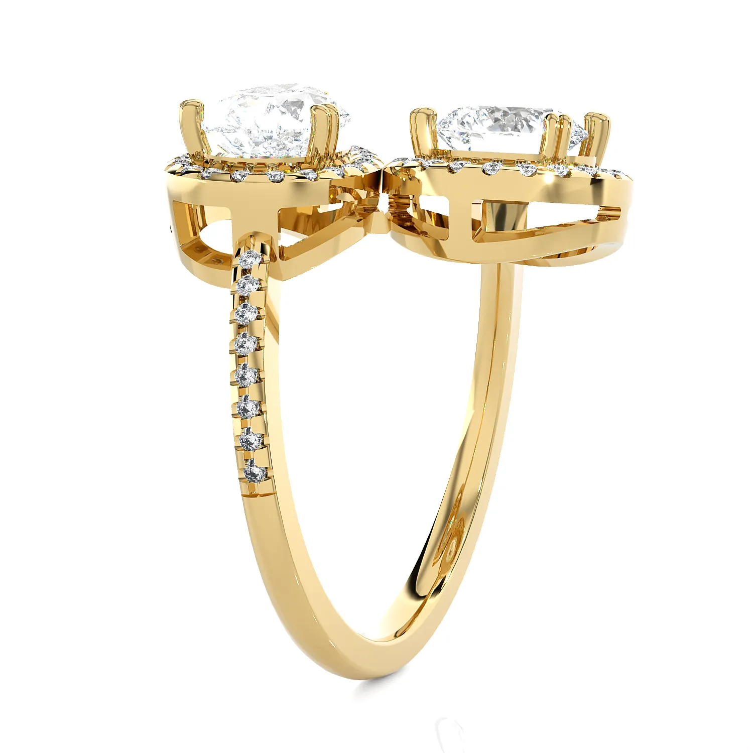 3 3/8 ctw Multi-Shape Lab Grown Diamond Ring