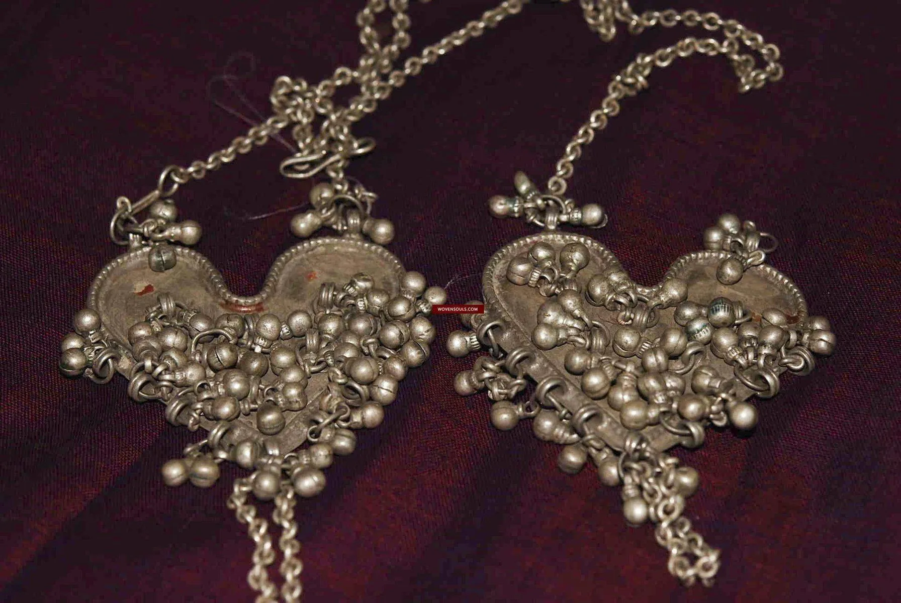 358 Rare Vintage Silver Jewelry -Payal Anklets with Toe Rings