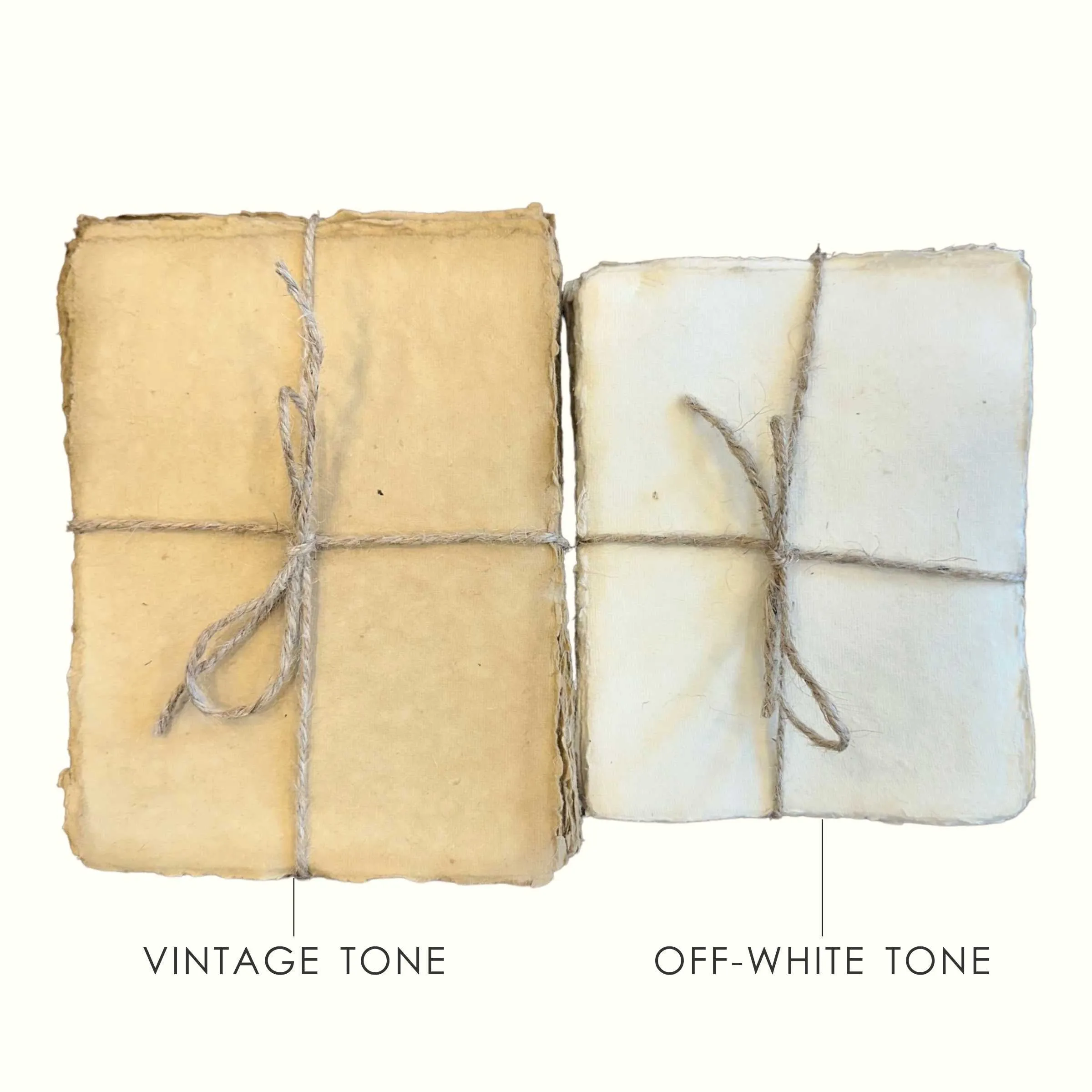 50 Sheets Handmade Paper (Vintage Toned)