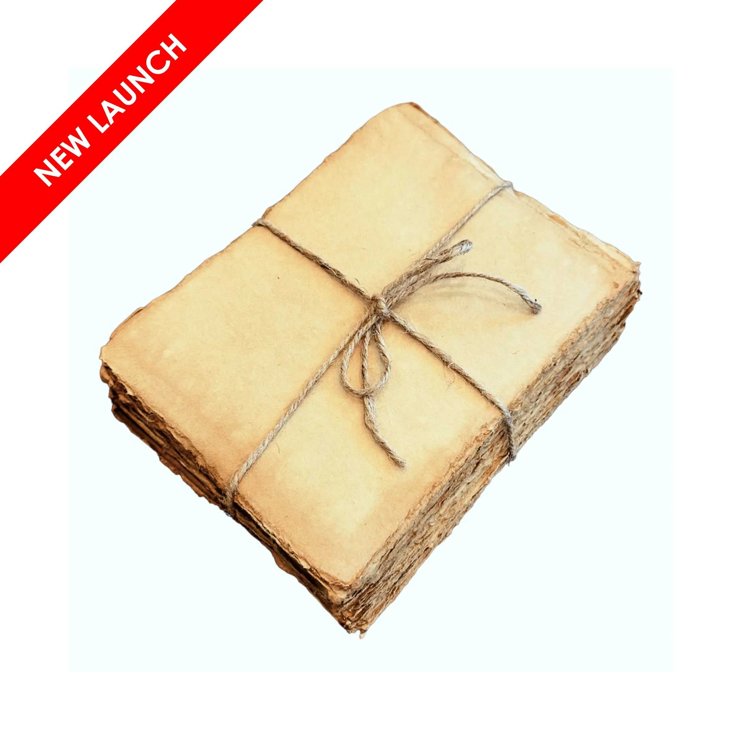 50 Sheets Handmade Paper (Vintage Toned)