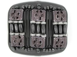 African Butterfly Hair Comb - Tripla Black 12