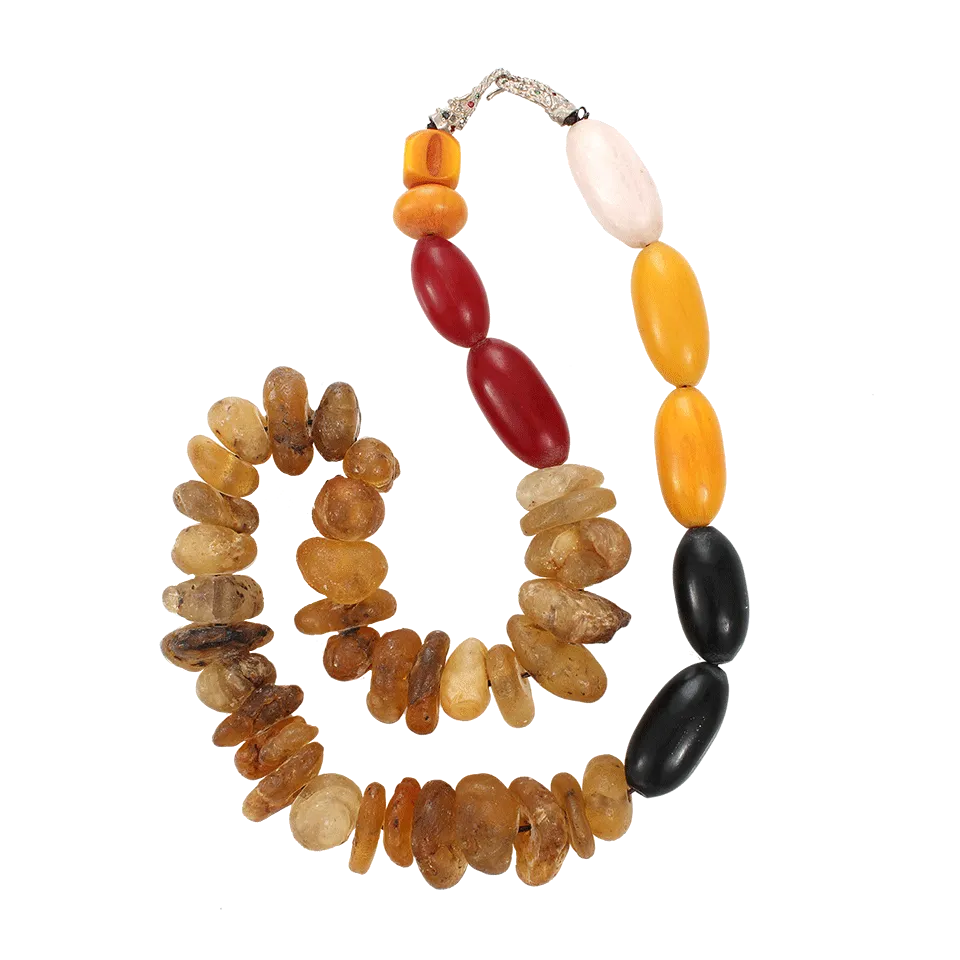 Amber Agate Aborrica Necklace