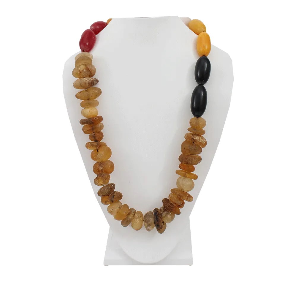 Amber Agate Aborrica Necklace