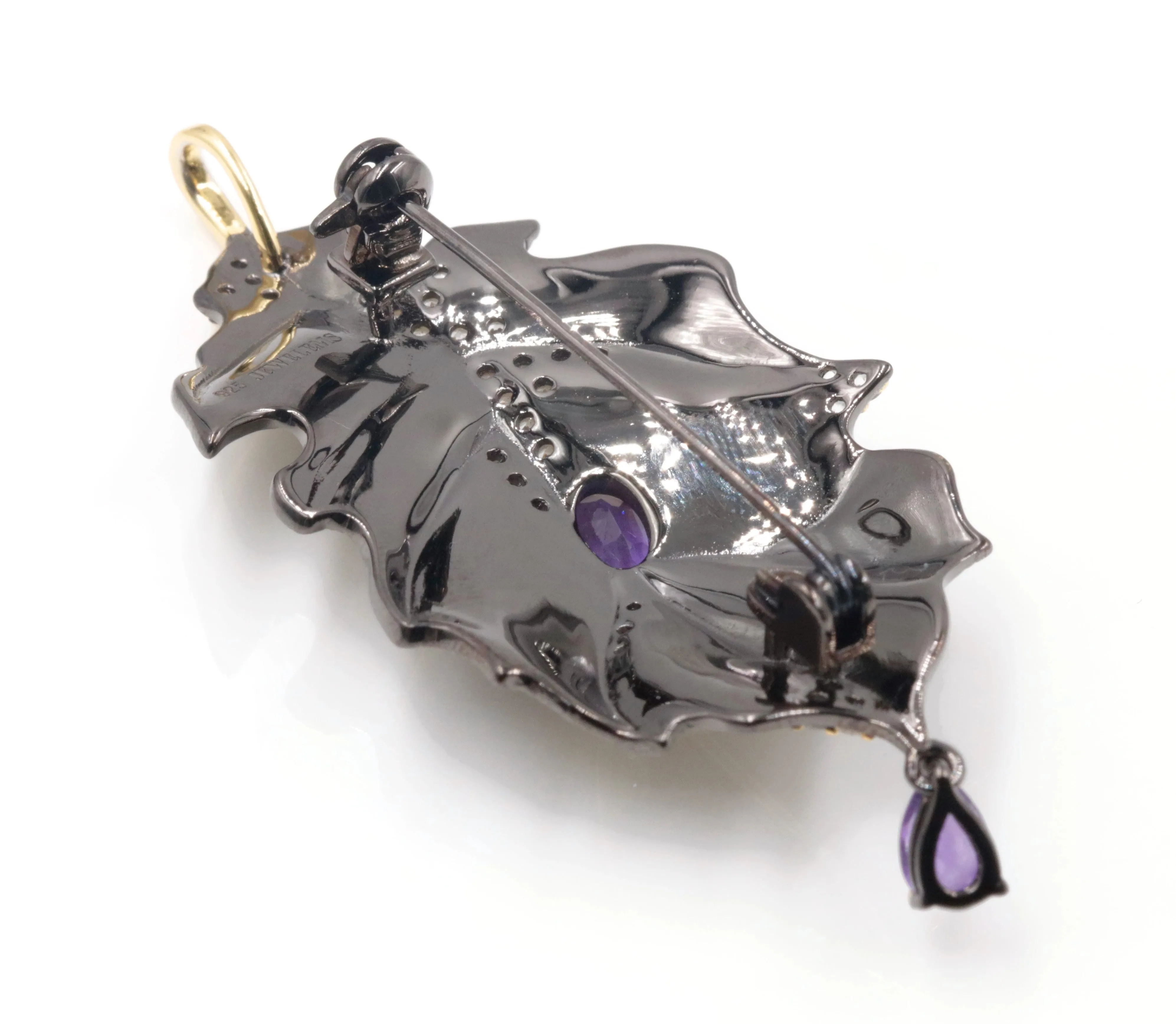 Amethyst Pendant & Amethyst pendant Amethyst Natural Amethyst Genuine Amethyst Jewelry February Birthstone SKU: 6142042