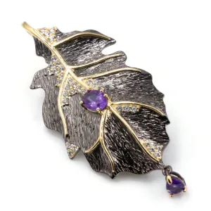 Amethyst Pendant & Amethyst pendant Amethyst Natural Amethyst Genuine Amethyst Jewelry February Birthstone SKU: 6142042