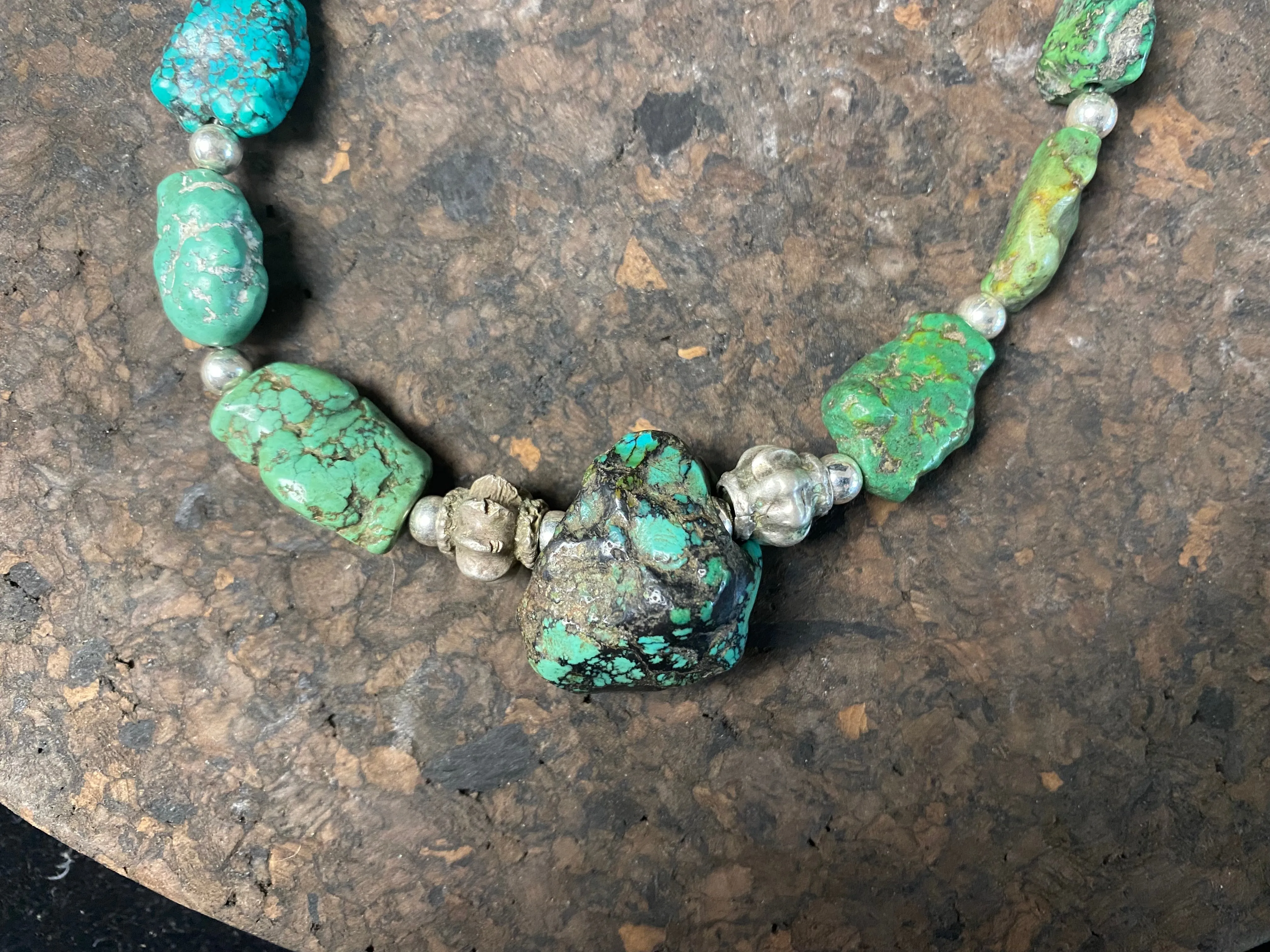 Antique Tibetan Turquoise Necklace