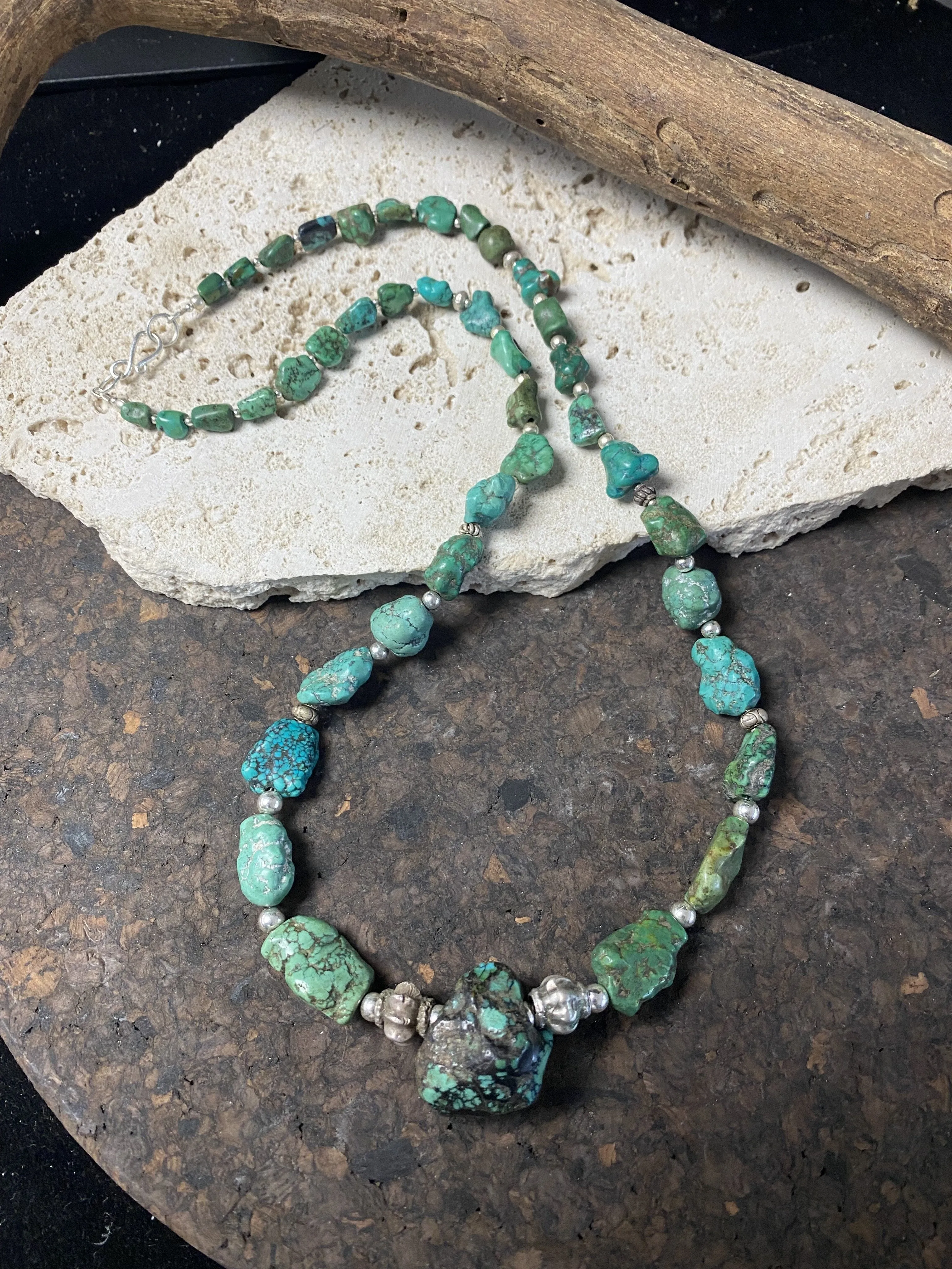 Antique Tibetan Turquoise Necklace