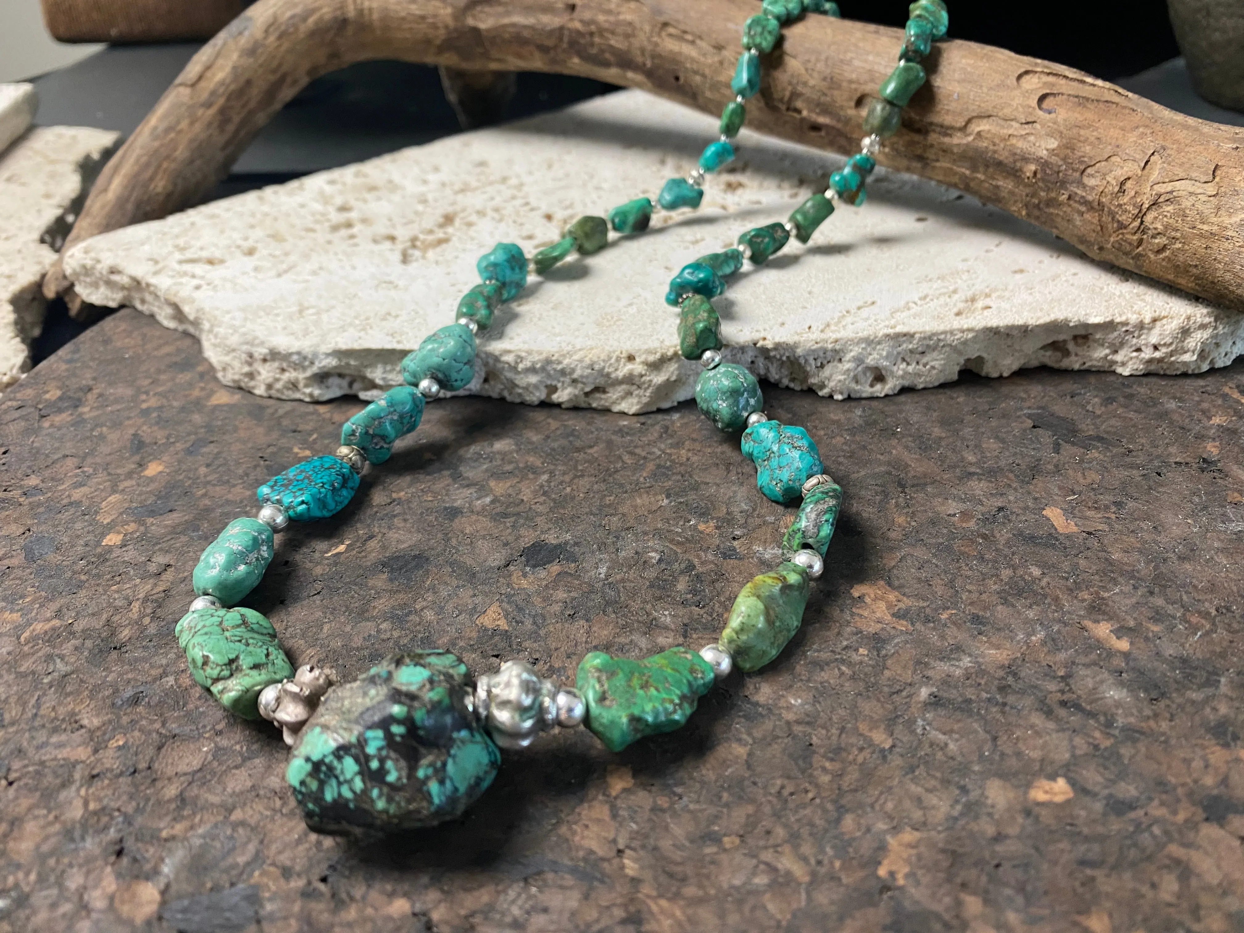 Antique Tibetan Turquoise Necklace