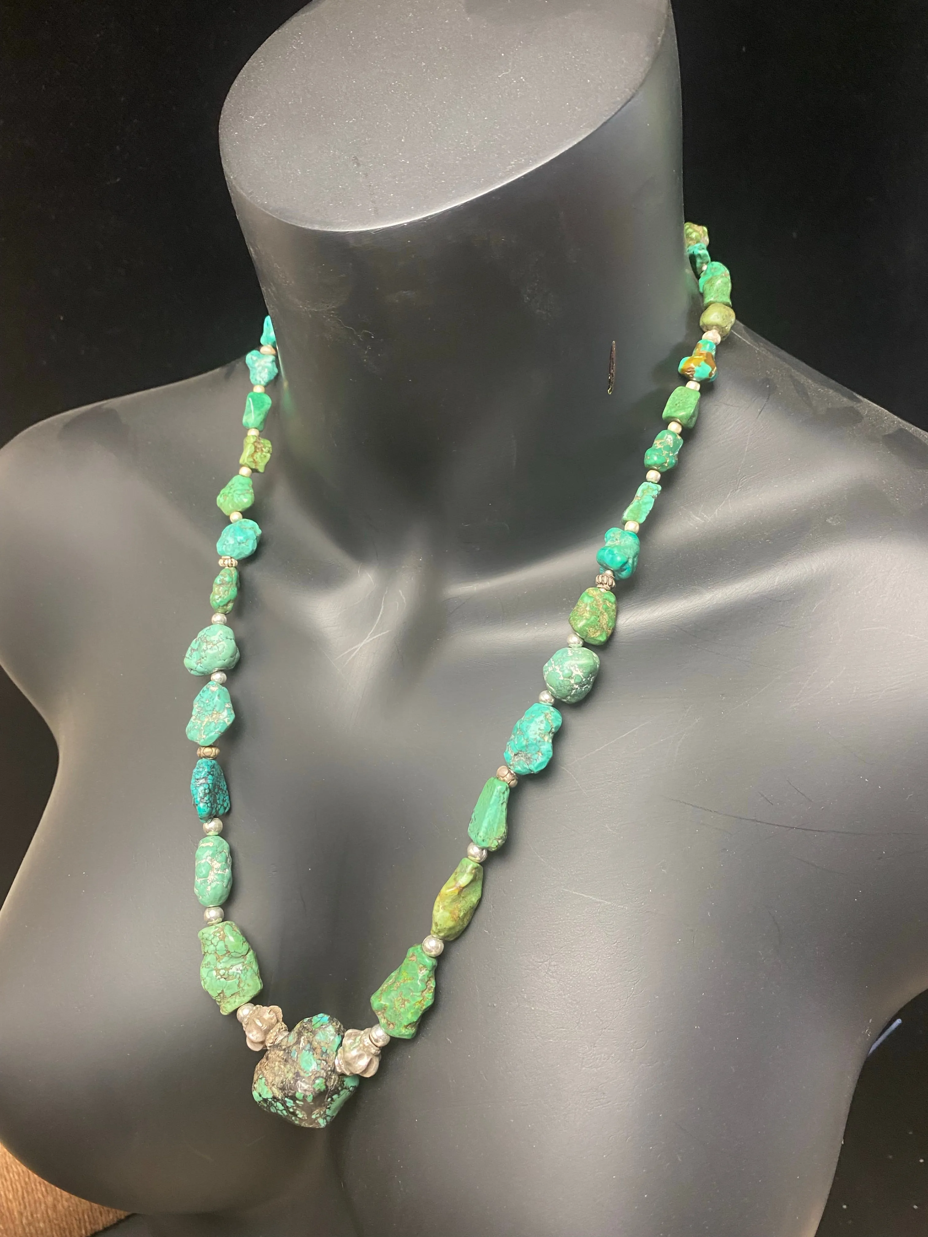 Antique Tibetan Turquoise Necklace
