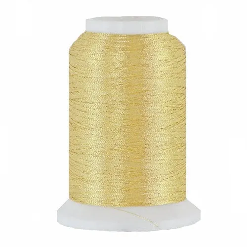 Artistic 40/2 Metallic Thread in Champagne, 1000yd