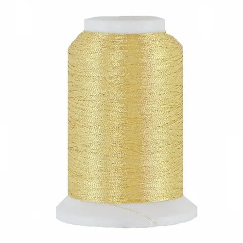 Artistic 40/2 Metallic Thread in Champagne, 1000yd