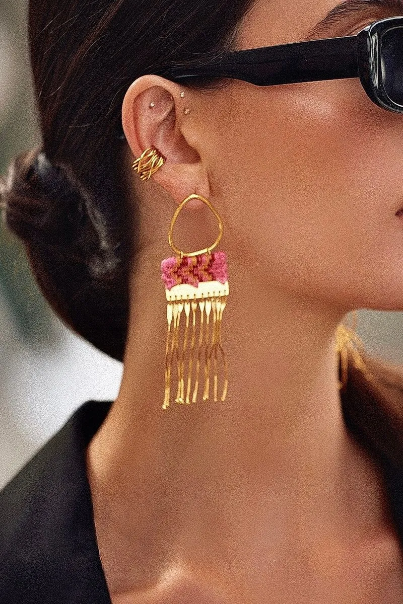 BARLOVENTO PINK EARRINGS