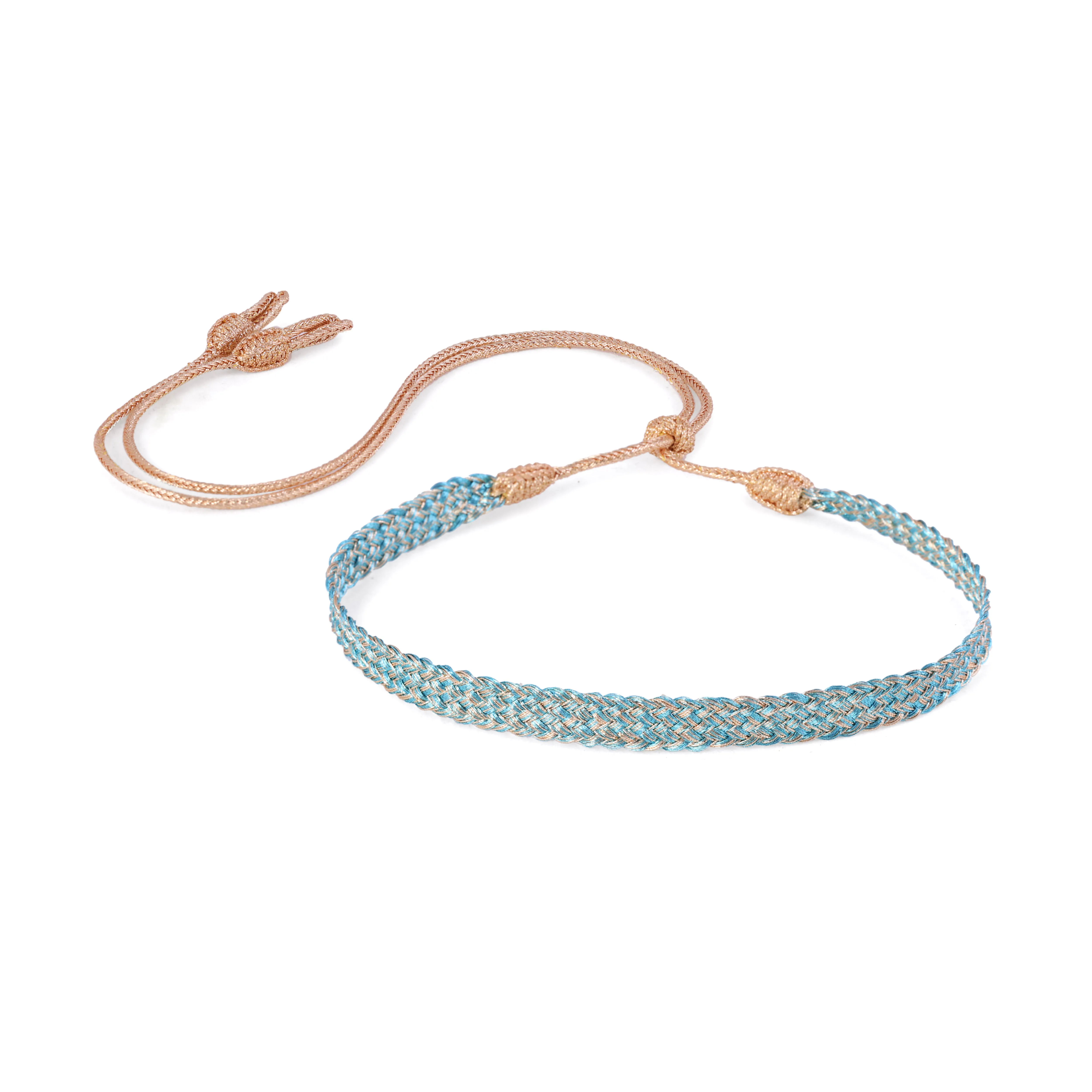 Box n°1 Choker in Peach Turquoise