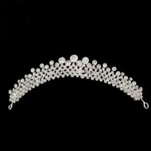 Bridal Rhinestone Hairband Style Half Tiara