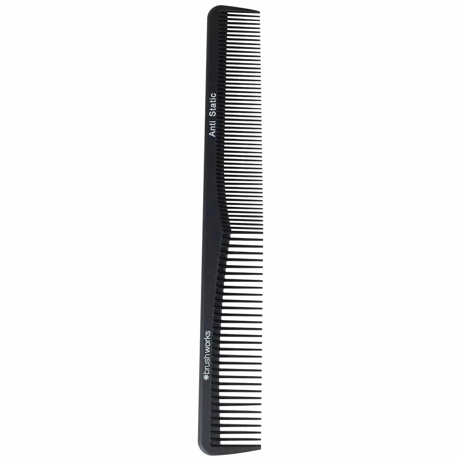 Brushworks Anti Static Cutting Comb Heat Resistant Carbon Black