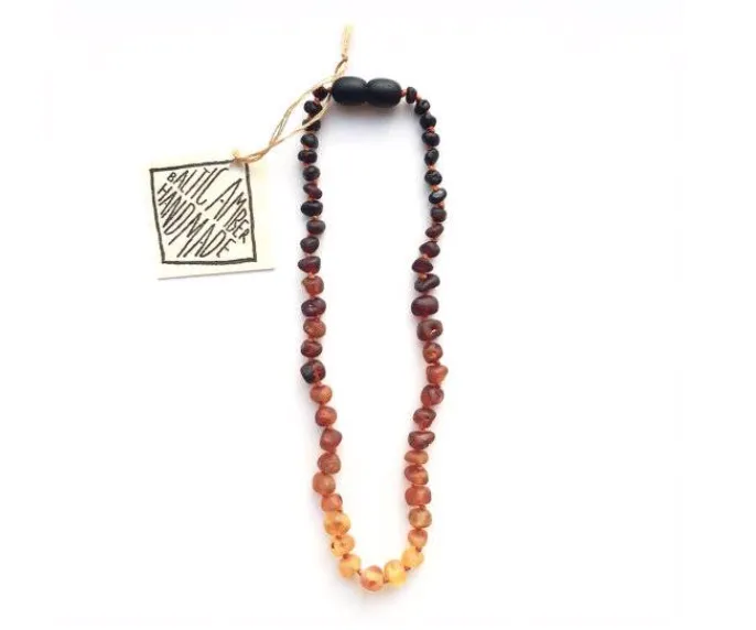 CanyonLeaf Kids Amber Necklace, Raw Ombre