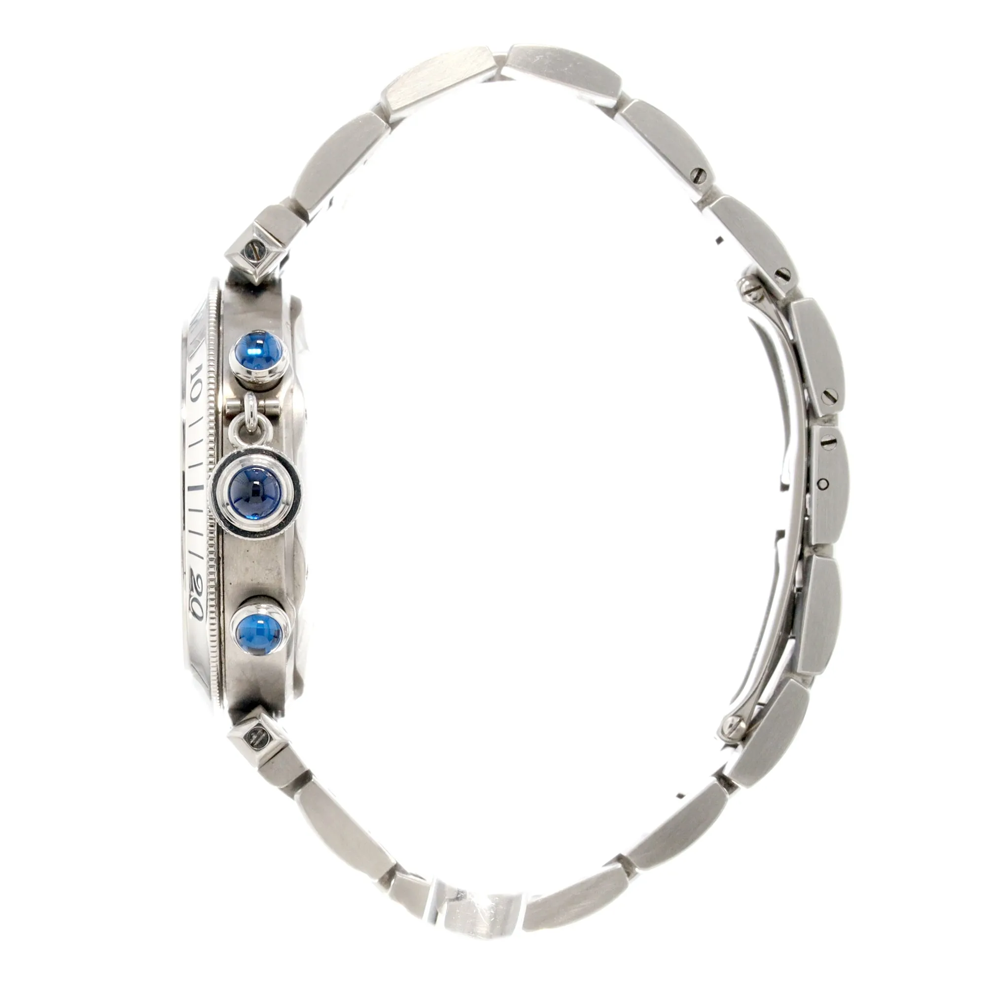 Cartier Pasha 38mm Quartz Chrono (ref. W31018H3)