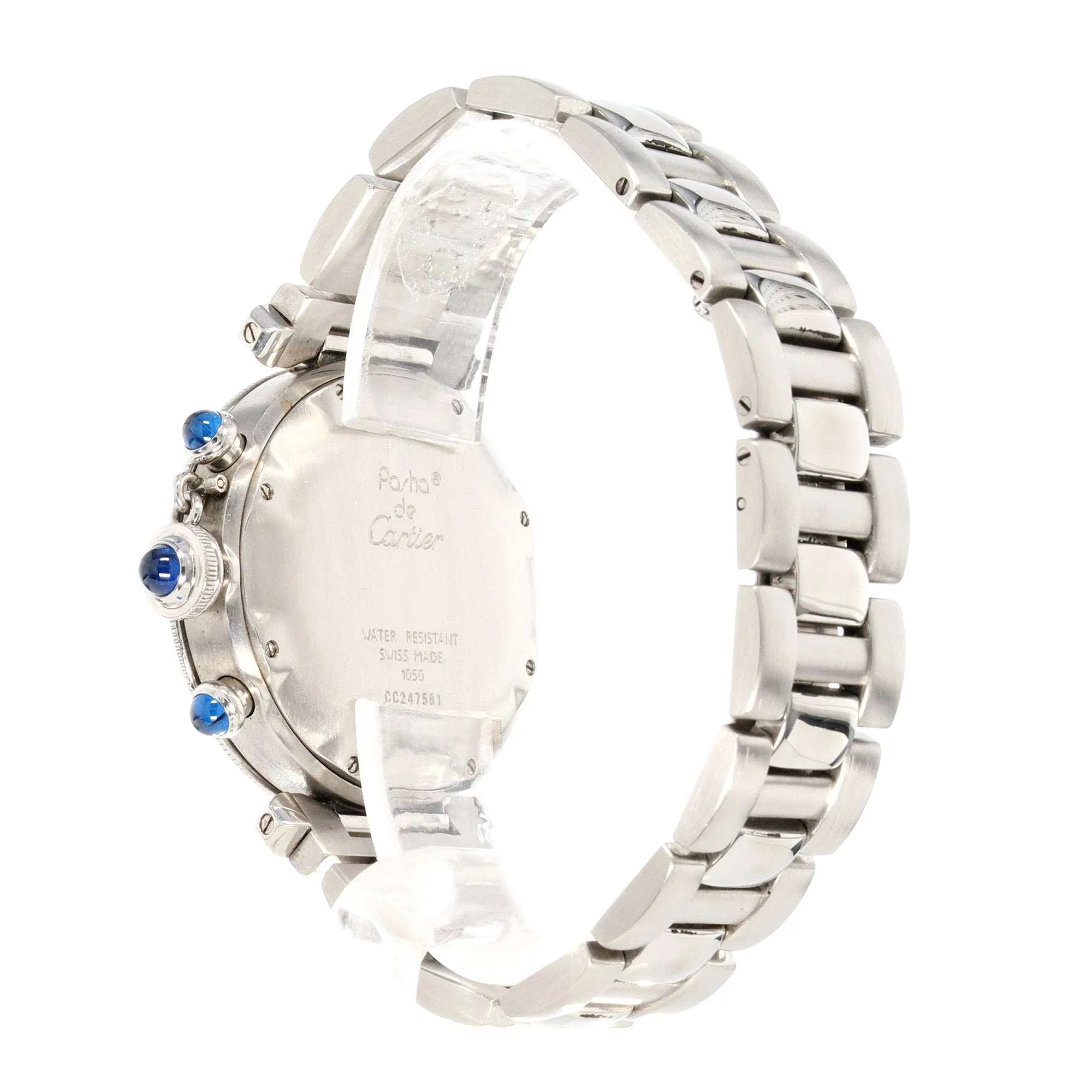 Cartier Pasha 38mm Quartz Chrono (ref. W31018H3)