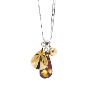 Celine Resin Pendant Necklace