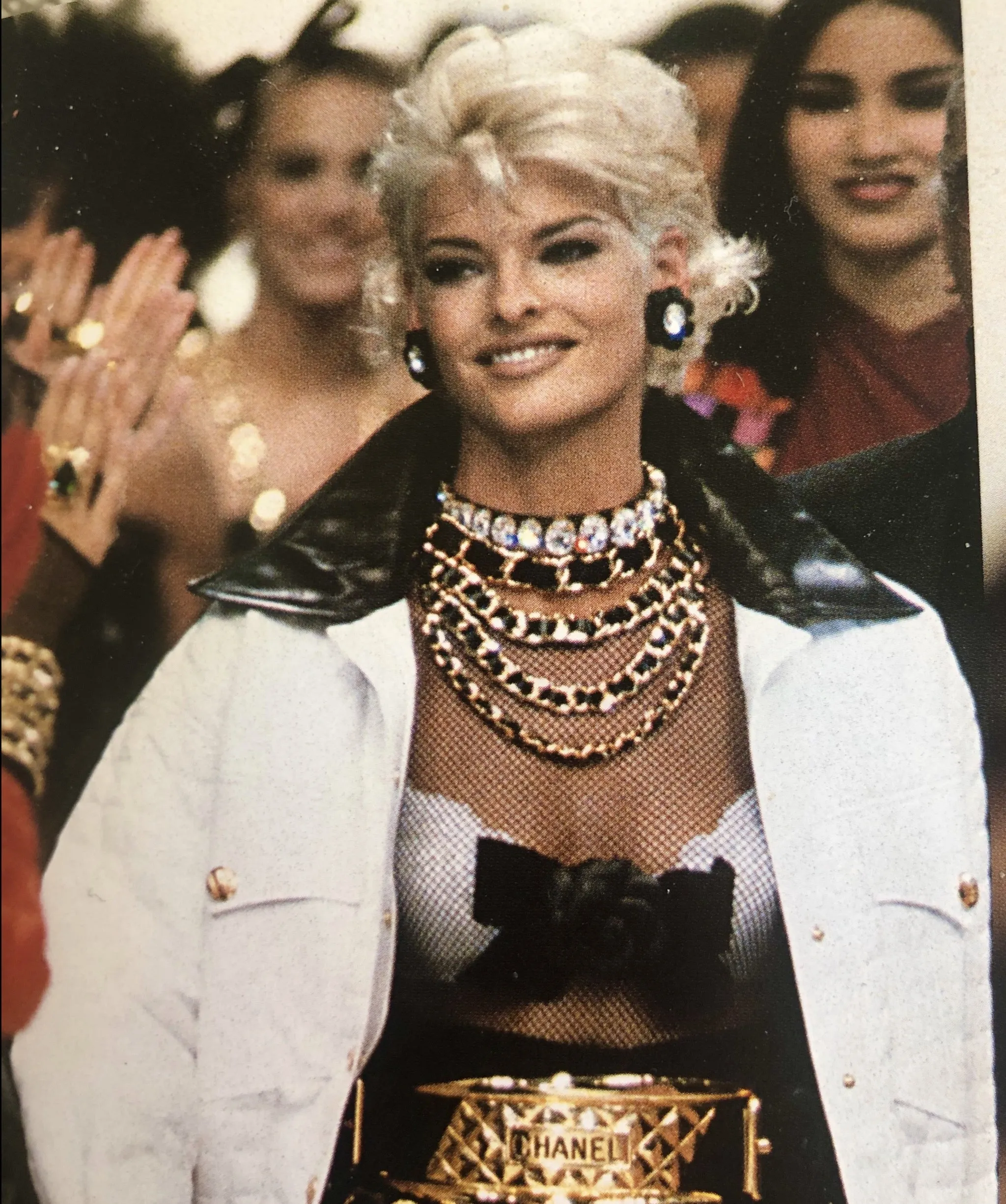 Chanel Bookpiece Choker With Citrine Crystals
