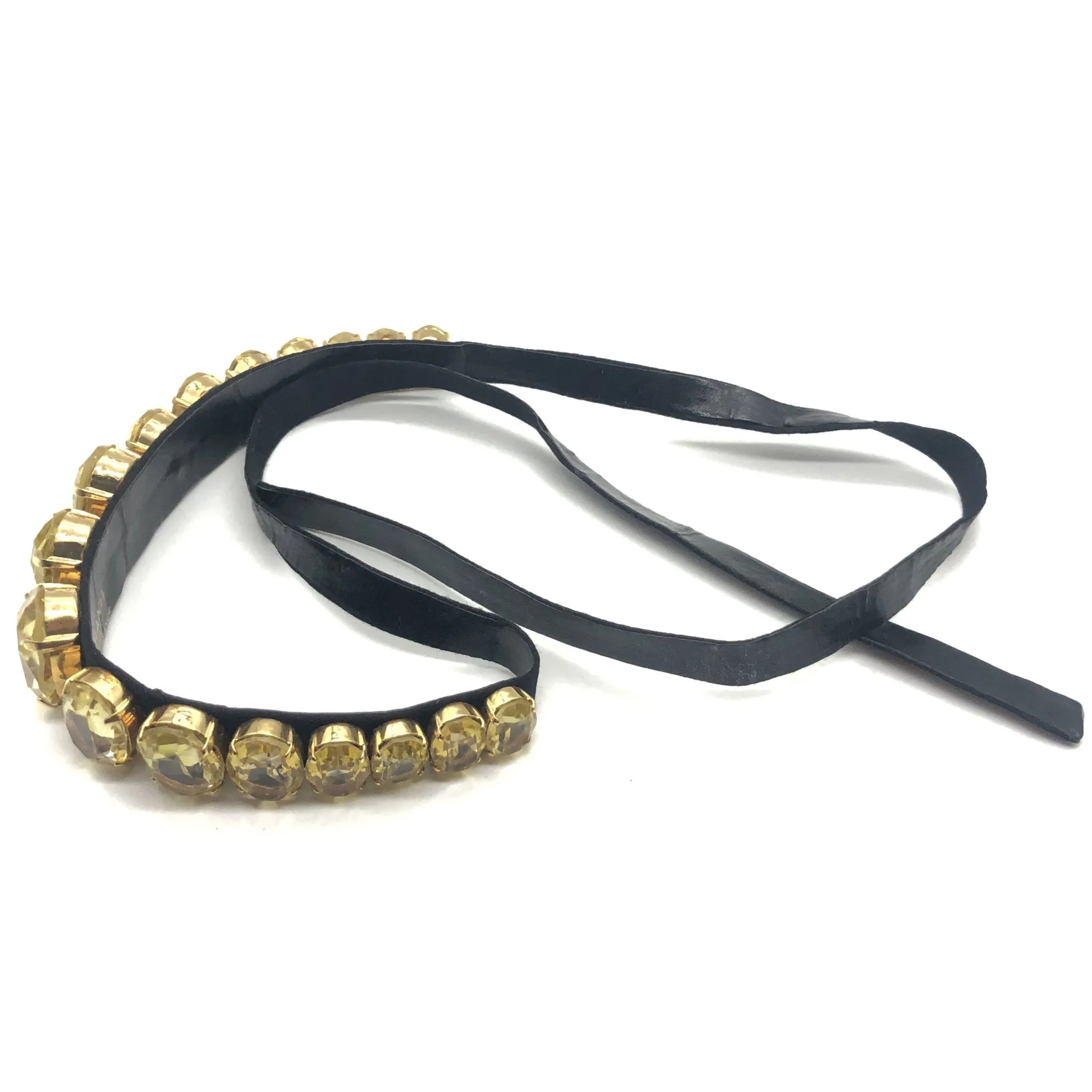 Chanel Bookpiece Choker With Citrine Crystals