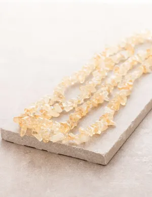 Citrine Gemstone Chip Necklace