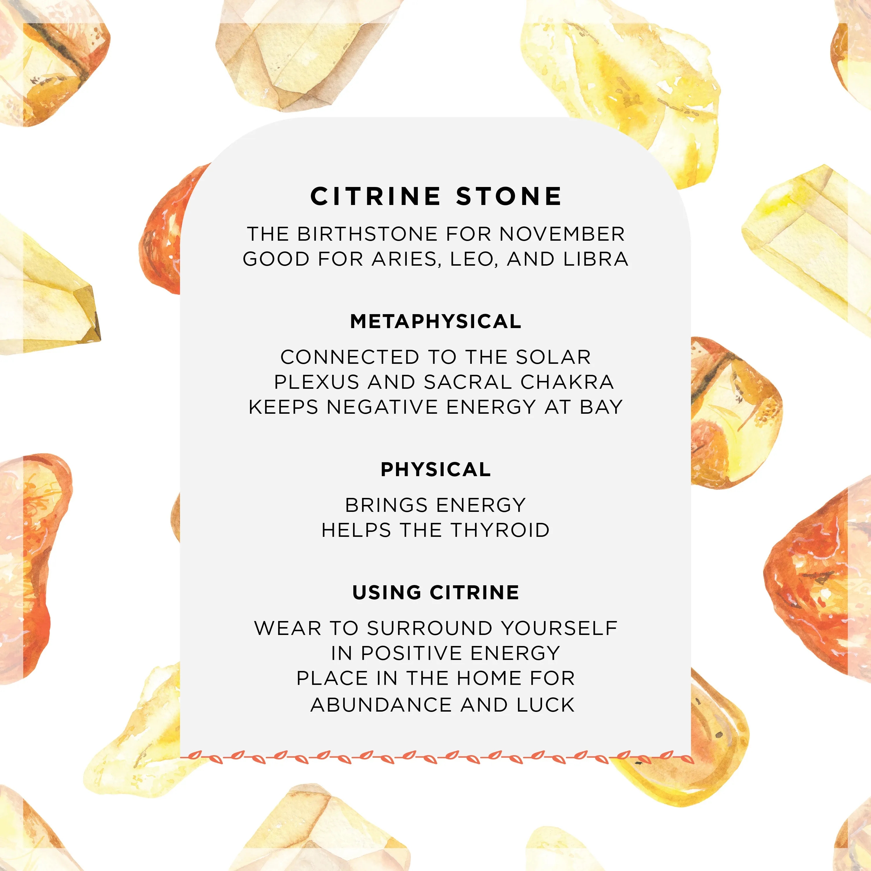 Citrine Knotted Necklace