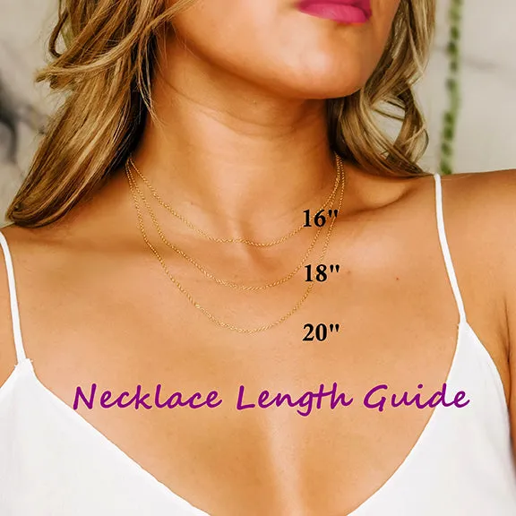 Clear Quartz Drop Necklace