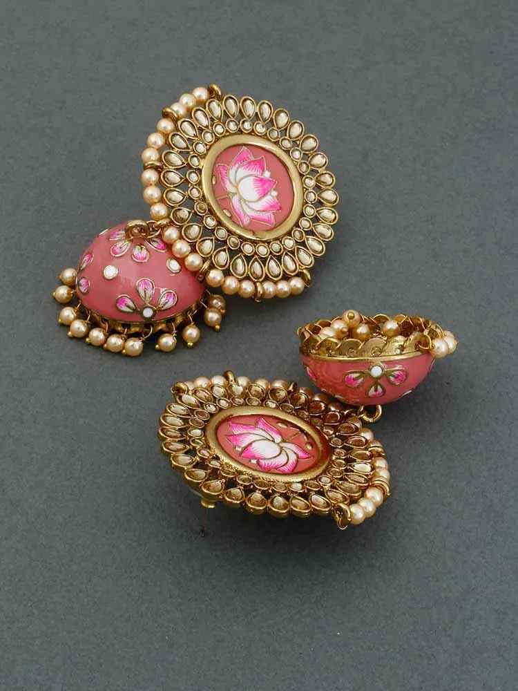 Coral Avanti Jhumkis