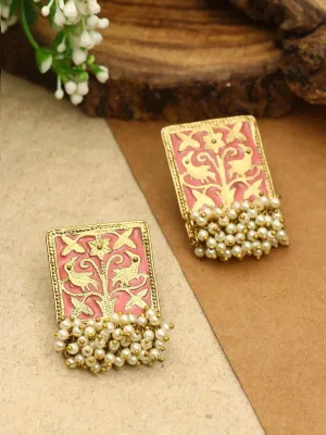Coral Gowri Studs