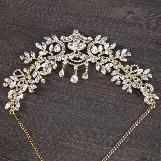 Crystal Wedding Head Piece