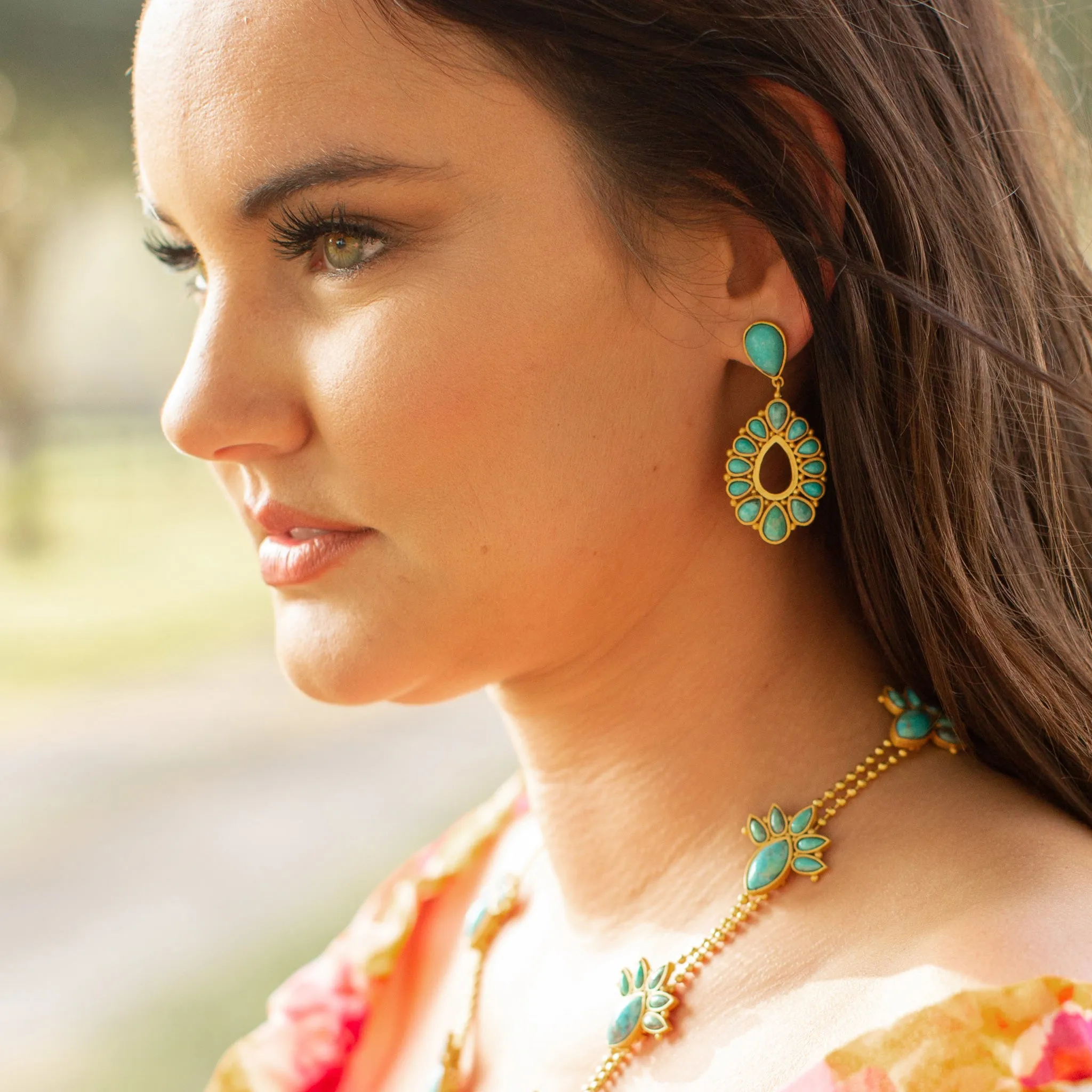 Desert Rain Drop Earrings
