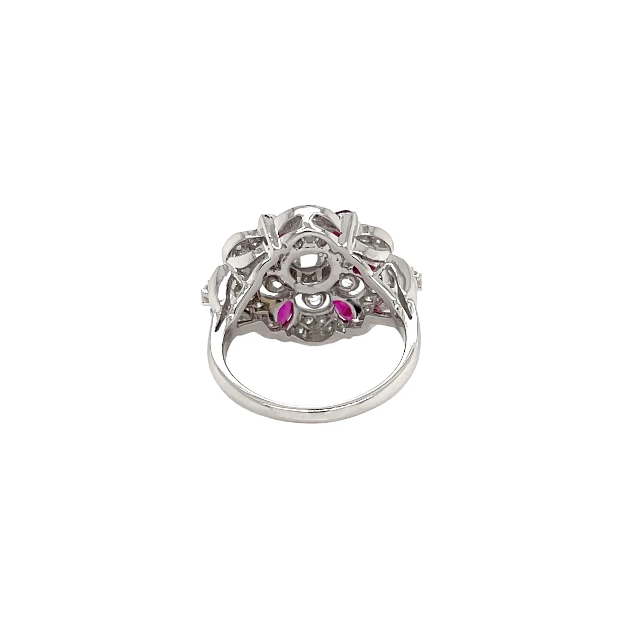Designer Ruby Diamond Gold Ring