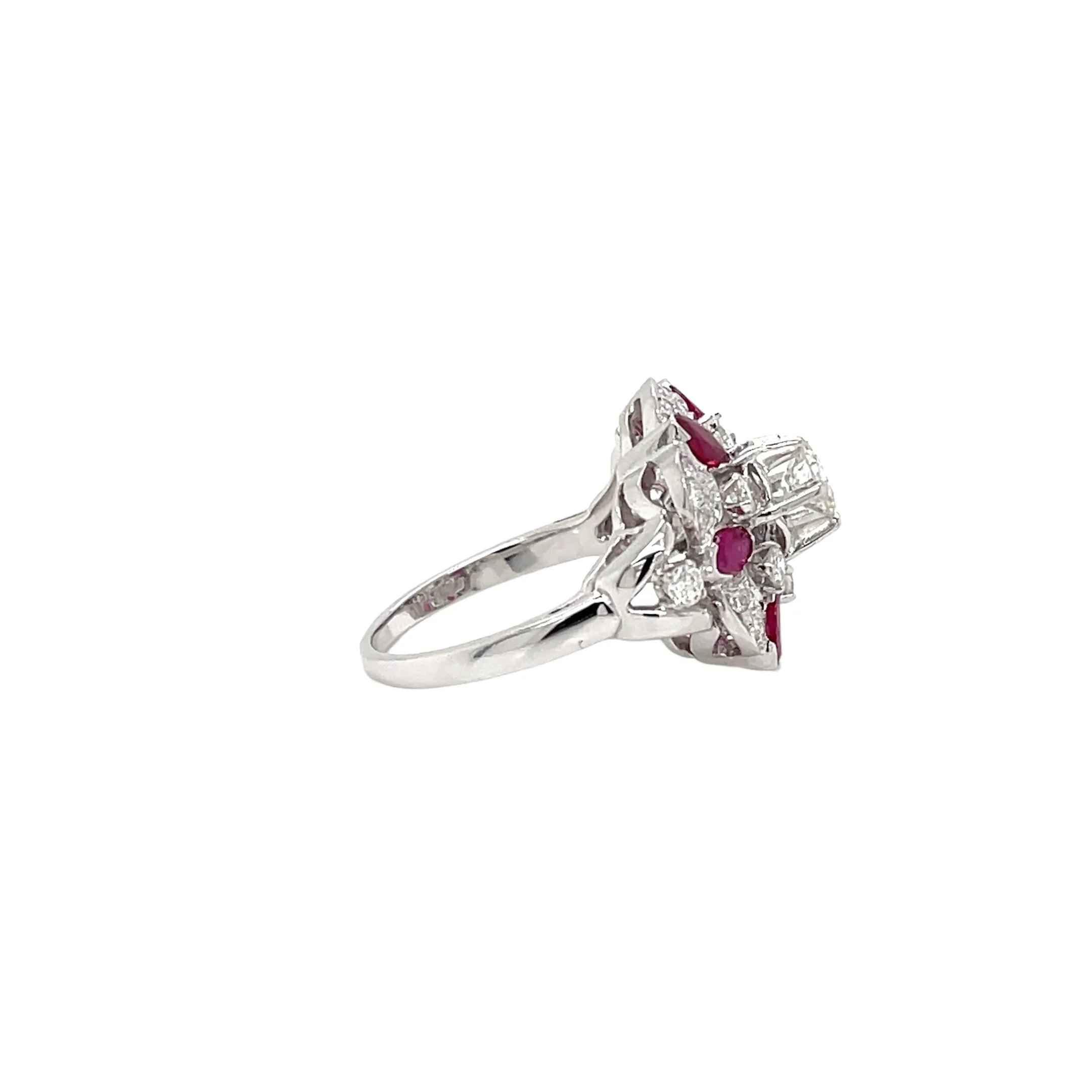 Designer Ruby Diamond Gold Ring