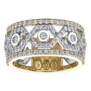 Diamond Kiss Knot Ring 0ne carat
