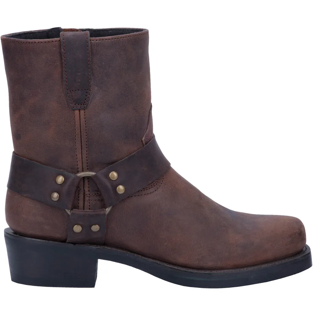 Dingo Men's Rev Up Leather Harness Square Toe Boot DI19094