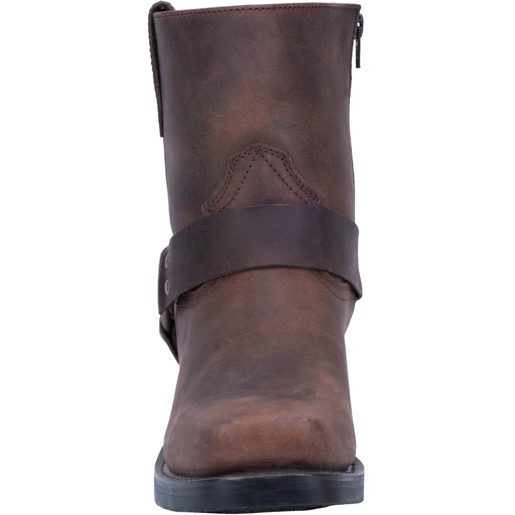 Dingo Men's Rev Up Leather Harness Square Toe Boot DI19094