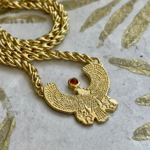 Egyptian Falcon Eye of Horus Necklace